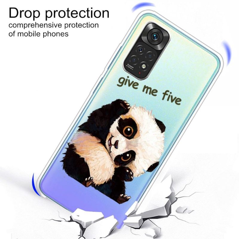 Hoesje voor Xiaomi Redmi Note 11 / Note 11S Panda"geef Me Vijf"