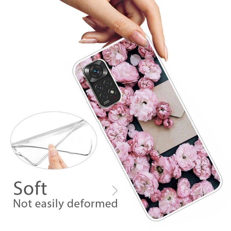 Hoesje voor Xiaomi Redmi Note 11 / Note 11S Roze Bloem