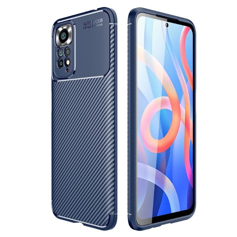 Telefoonhoesje voor Xiaomi Redmi Note 11 / Note 11S Bescherming Koolstofvezelstijl