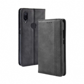 Cover voor Xiaomi Redmi 7 Anti-fall Leer In Cirénius-stijl