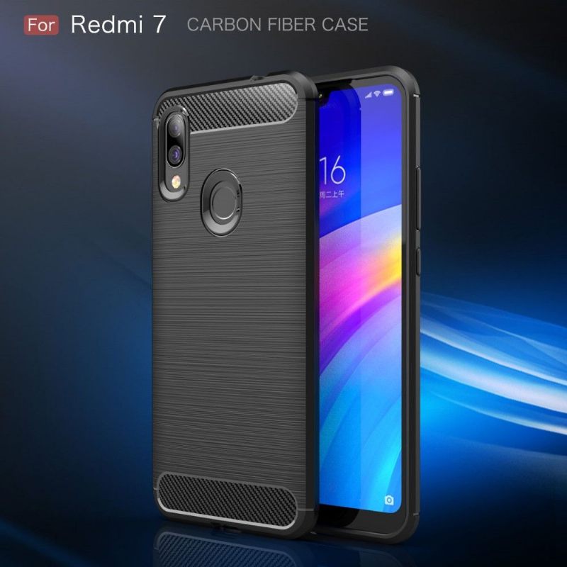 Hoesje voor Xiaomi Redmi 7 Anti-fall Koolborstel Gel