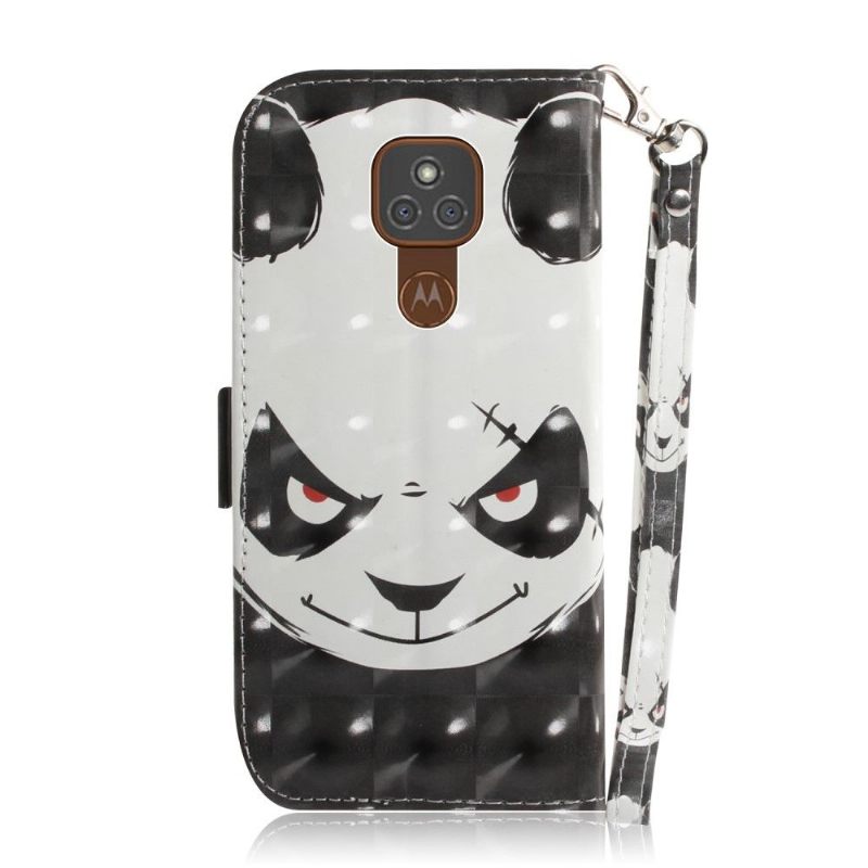 Flip Case voor Motorola Moto G9 Play Boze Panda