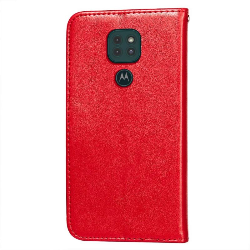 Folio-hoesje voor Motorola Moto G9 Play Anti-fall Kunstleer Kant