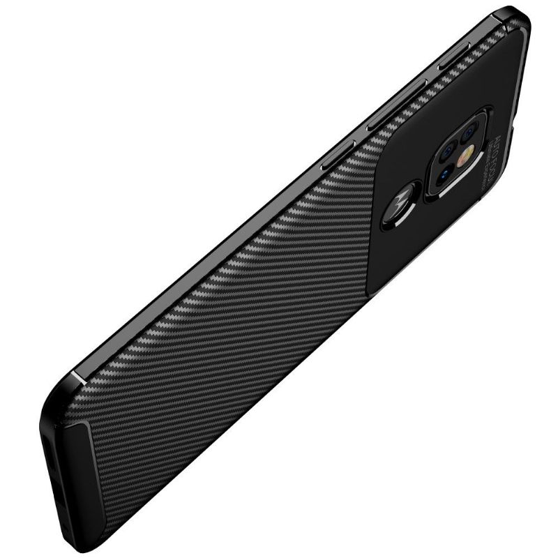 Hoesje voor Motorola Moto G9 Play Koolstofvezeleffect