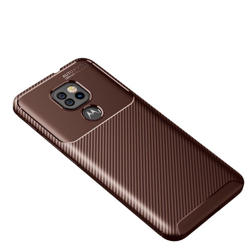 Hoesje voor Motorola Moto G9 Play Koolstofvezeleffect