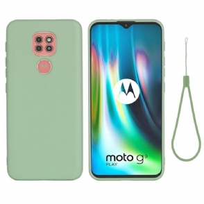 Hoesje voor Motorola Moto G9 Play Puro Siliconenvloeistof