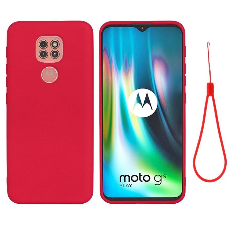 Hoesje voor Motorola Moto G9 Play Puro Siliconenvloeistof