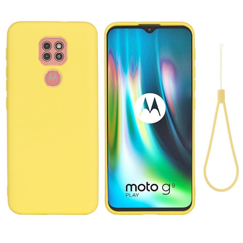 Hoesje voor Motorola Moto G9 Play Puro Siliconenvloeistof