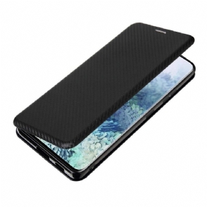 Folio-hoesje voor Samsung Galaxy S21 Ultra 5G Anti-fall Kunstleer In Koolstofvezelstijl