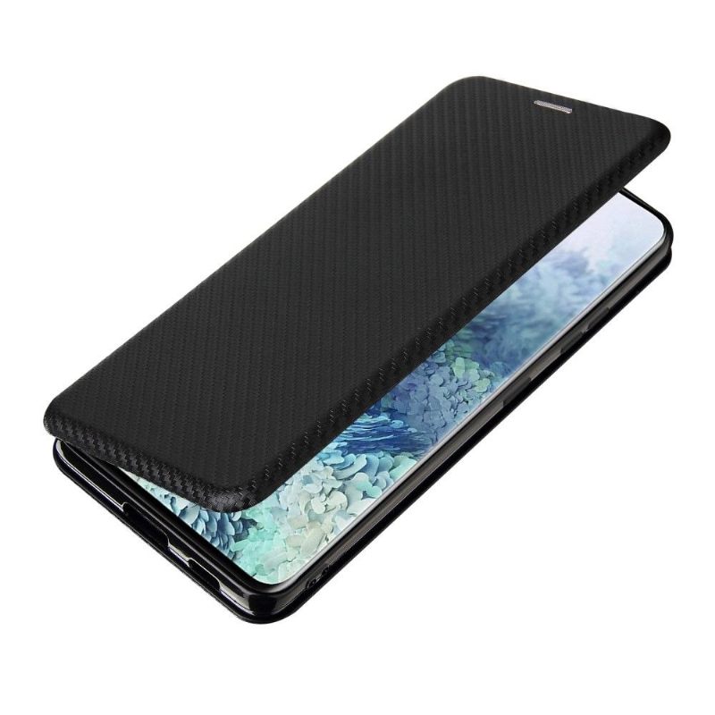 Folio-hoesje voor Samsung Galaxy S21 Ultra 5G Anti-fall Kunstleer In Koolstofvezelstijl