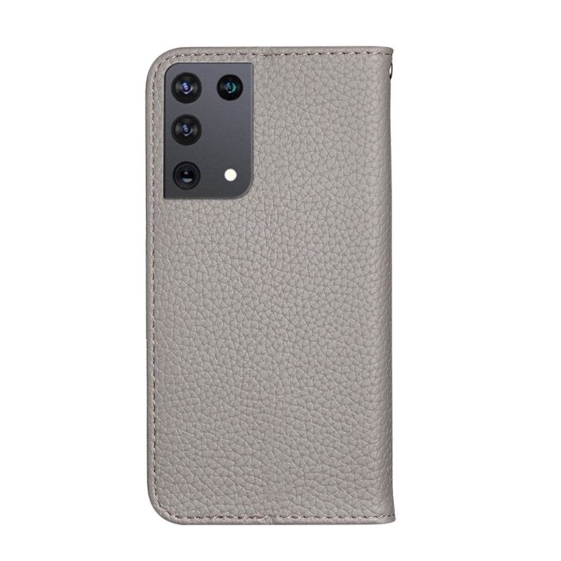 Folio-hoesje voor Samsung Galaxy S21 Ultra 5G Generfde Faux Leather Flip