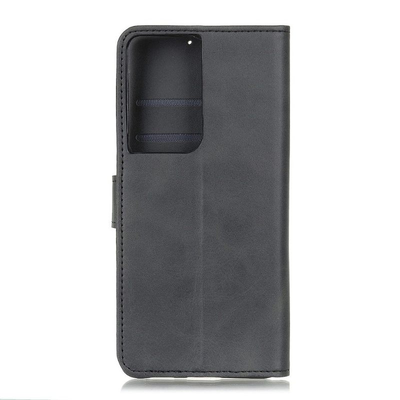 Folio-hoesje voor Samsung Galaxy S21 Ultra 5G Marius Mat Leereffect