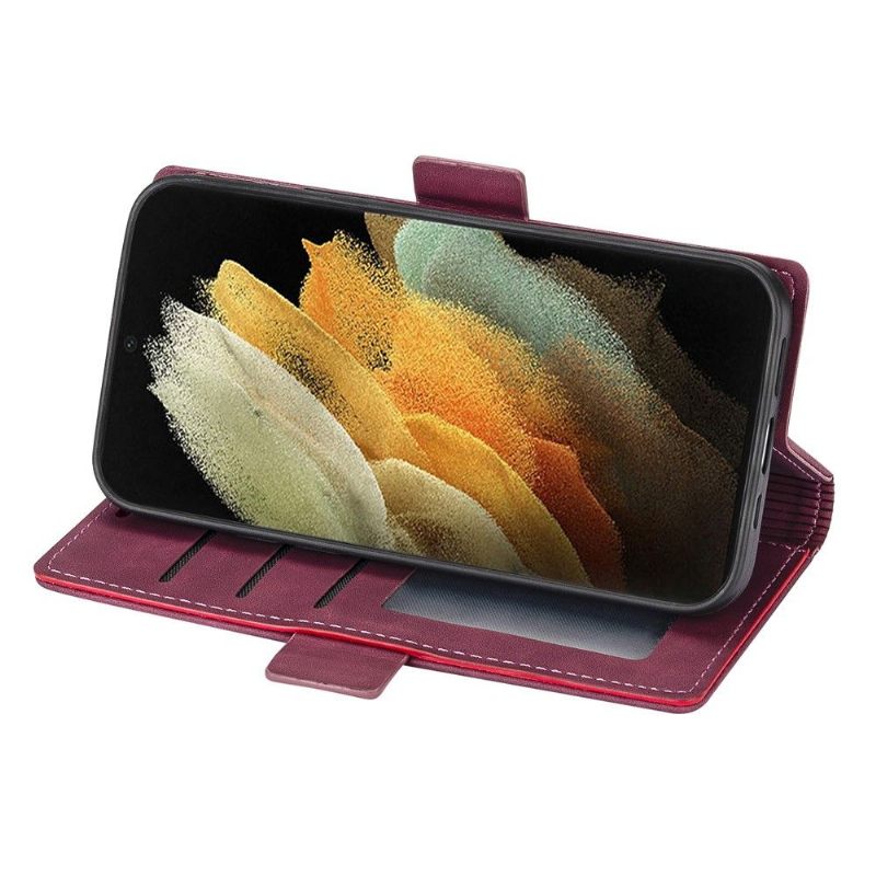 Folio-hoesje voor Samsung Galaxy S21 Ultra 5G N.bekus Premium