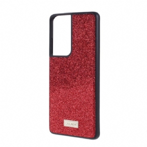 Hoesje voor Samsung Galaxy S21 Ultra 5G Anti-fall Sprankelende Glitter Sulada