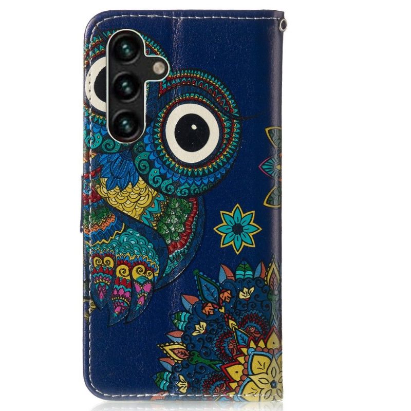 Flip Case voor Samsung Galaxy A13 5G Barokke Uil