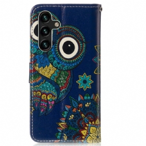 Flip Case voor Samsung Galaxy A13 5G Barokke Uil