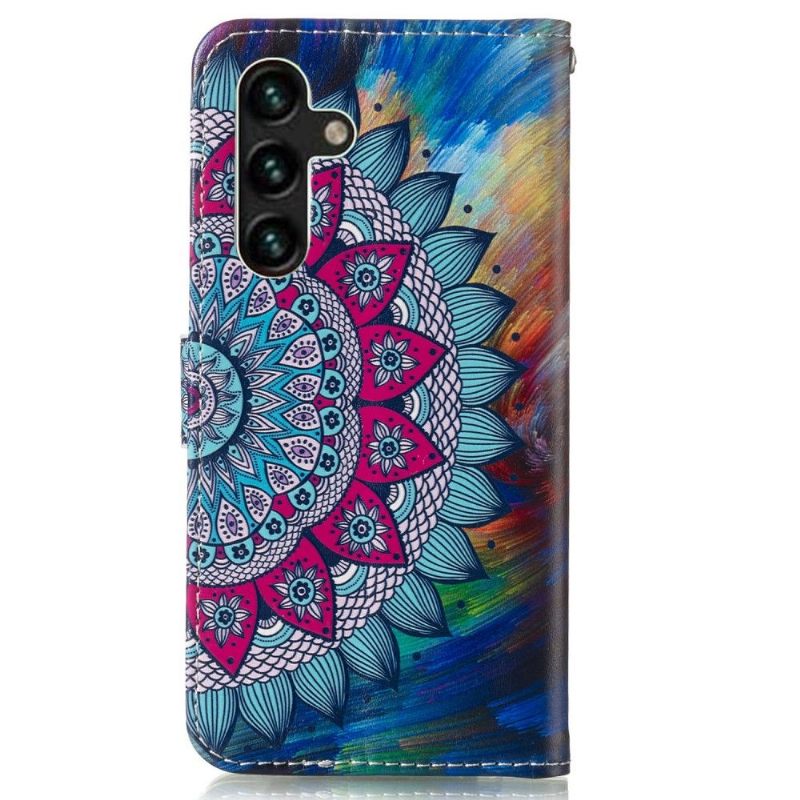 Folio-hoesje voor Samsung Galaxy A13 5G Bloemenmandala