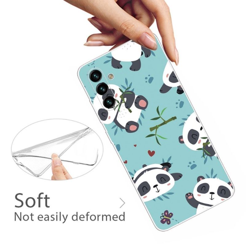 Hoesje voor Samsung Galaxy A13 5G Anti-fall Panda's