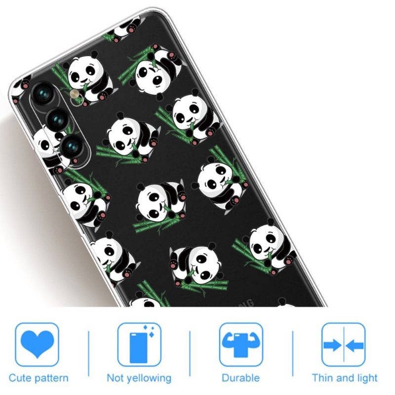 Hoesje voor Samsung Galaxy A13 5G Blije Panda's