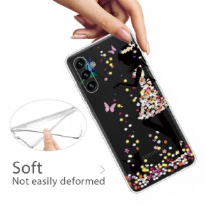 Hoesje voor Samsung Galaxy A13 5G Bloemenmeisje