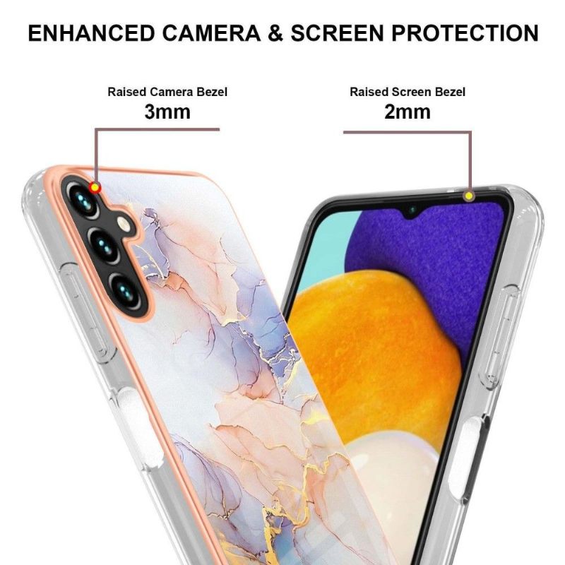 Hoesje voor Samsung Galaxy A13 5G Gekleurd Marmer