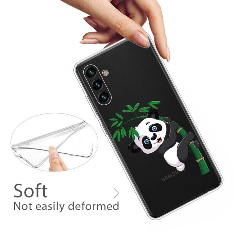 Hoesje voor Samsung Galaxy A13 5G Panda Op Bamboe