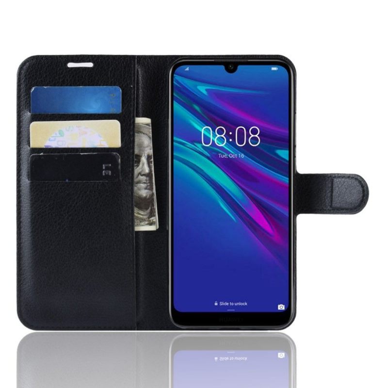 Case voor Huawei Y6 2019 Stijl Leren Kaarthouder