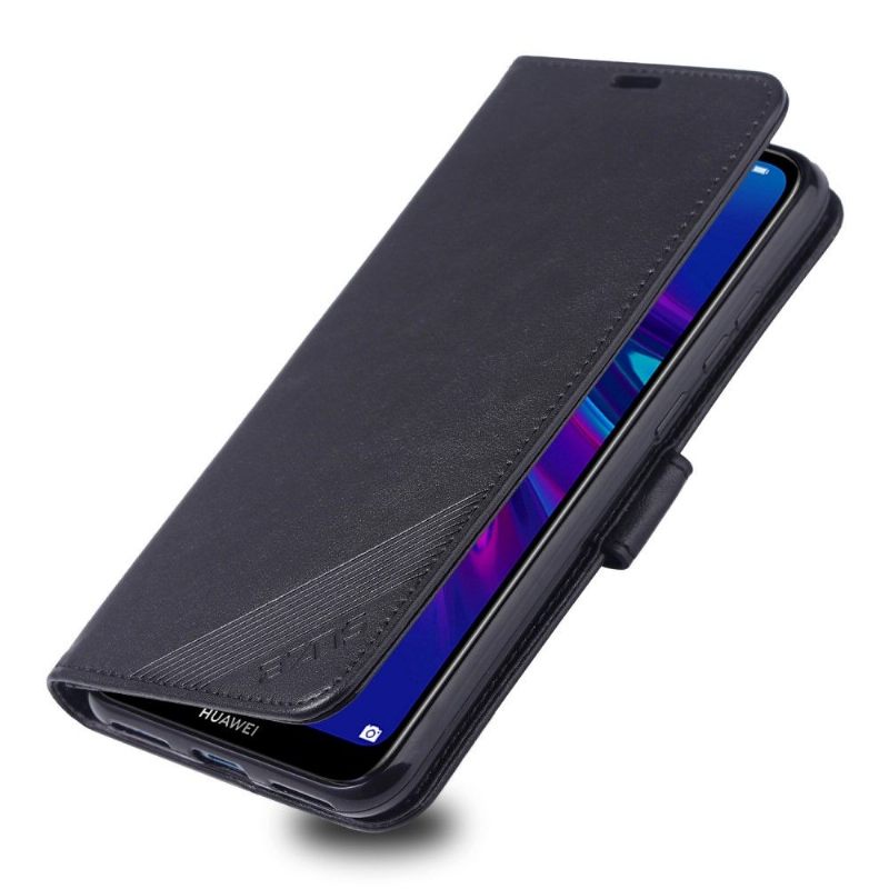 Cover voor Huawei Y6 2019 Anti-fall Azns Kunstleer