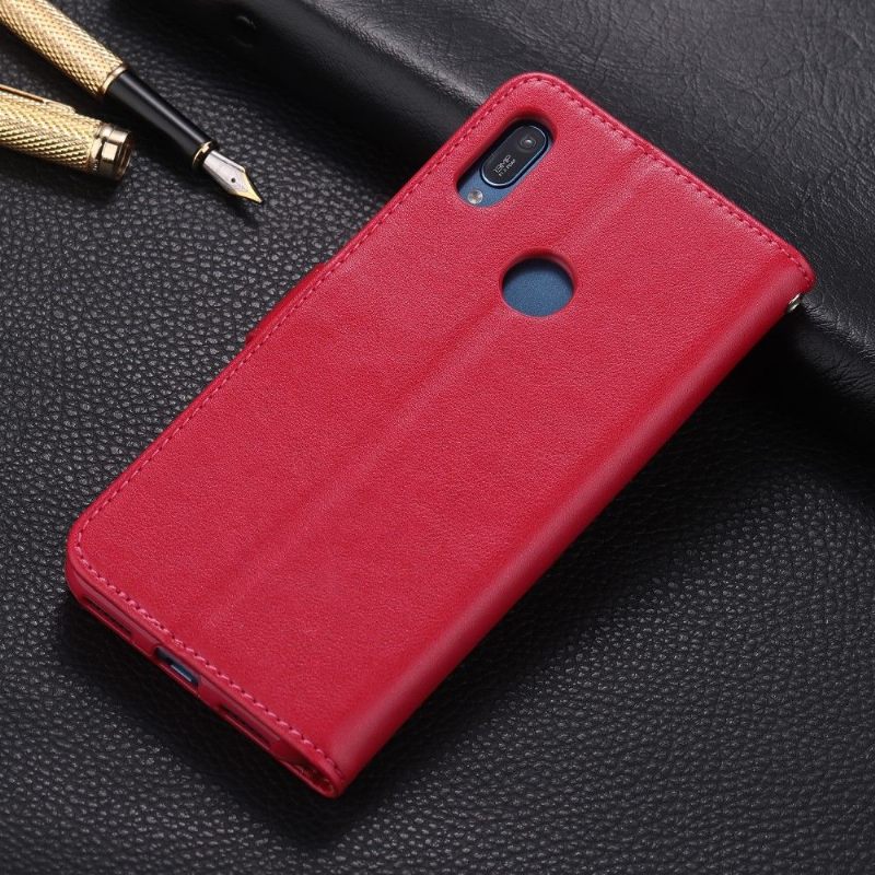 Cover voor Huawei Y6 2019 Anti-fall Azns Kunstleer