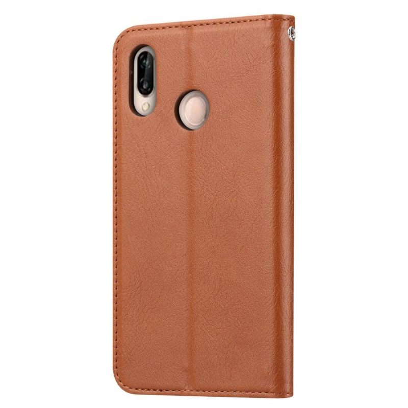 Flip Case voor Huawei Y6 2019 Leren Stand Case