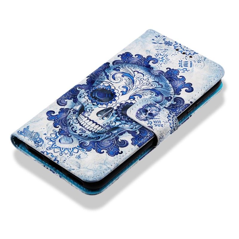 Folio-hoesje voor Huawei Y6 2019 Calavera-patroon