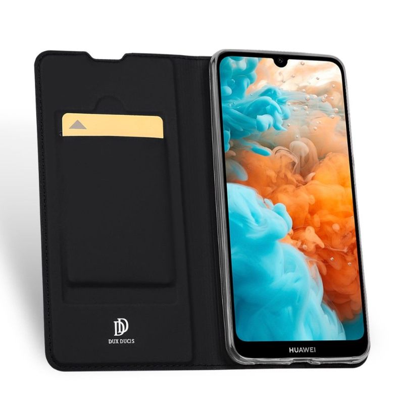 Folio-hoesje voor Huawei Y6 2019 Satijnen Coating