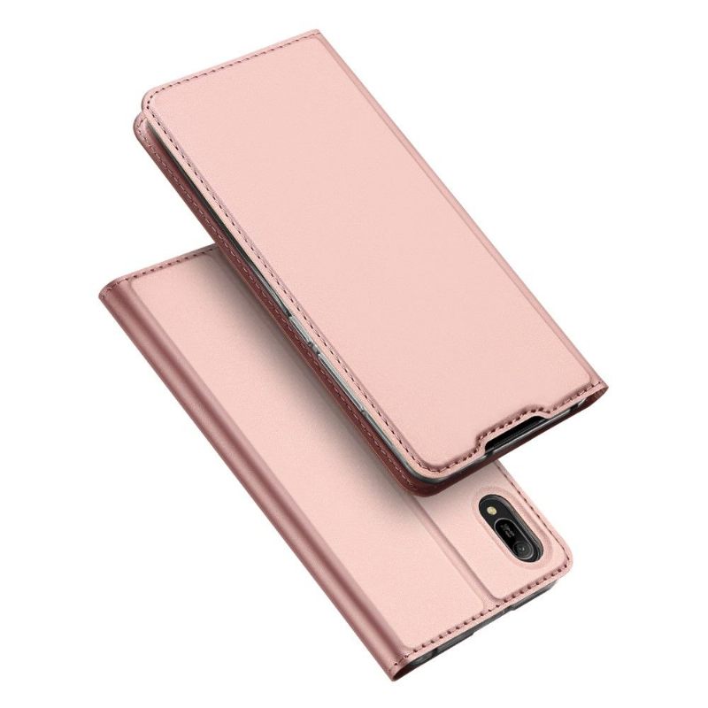 Folio-hoesje voor Huawei Y6 2019 Satijnen Coating