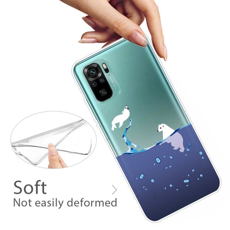 Telefoonhoesje voor Xiaomi Redmi Note 10 Bescherming Zeehond En Ijsbeer