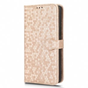 Folio-hoesje voor Honor Magic 5 Lite Met Ketting Strappy-patroon In 3d