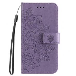 Leren Hoesje voor Honor Magic 5 Lite Met Ketting Strakke Mandala