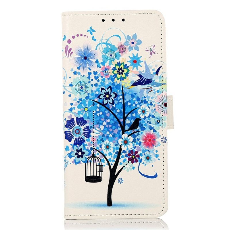 Folio-hoesje voor Samsung Galaxy A14 / A14 5G Bloeiende Boom