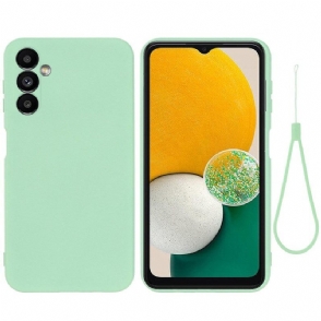 Hoesje voor Samsung Galaxy A14 / A14 5G Met Ketting Reiziger Kat