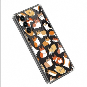 Hoesje voor Samsung Galaxy A14 / A14 5G Tijger Print