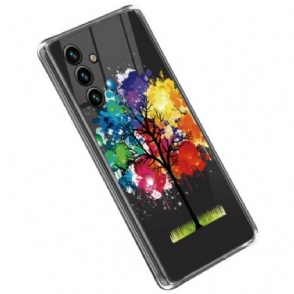 Telefoonhoesje voor Samsung Galaxy A14 / A14 5G Mandala Zon Met Lanyard