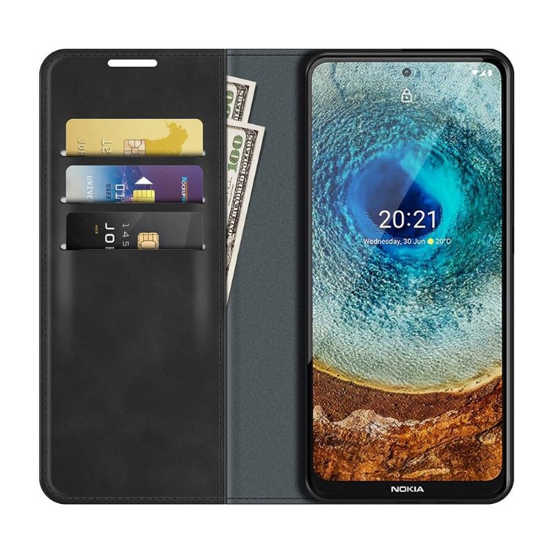 Cover voor Nokia X20 / X10 Anti-fall Kunstleer Functie Stand