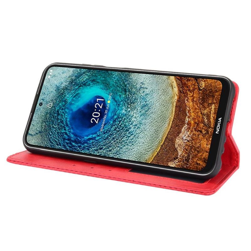 Cover voor Nokia X20 / X10 Leer In Cirénius-stijl