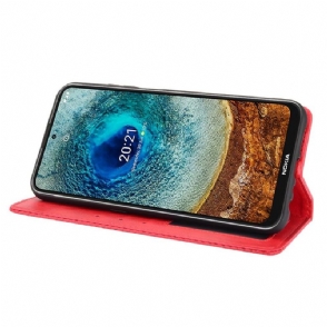 Cover voor Nokia X20 / X10 Leer In Cirénius-stijl