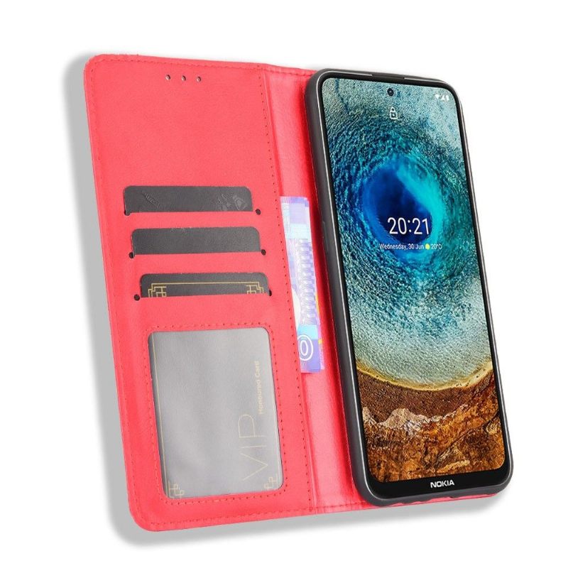 Cover voor Nokia X20 / X10 Leer In Cirénius-stijl