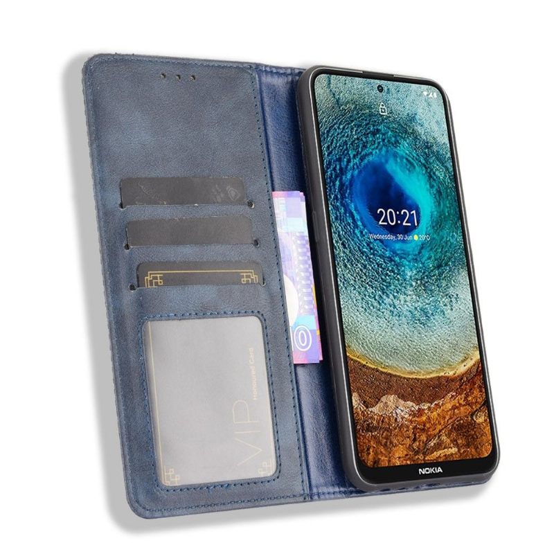 Cover voor Nokia X20 / X10 Leer In Cirénius-stijl