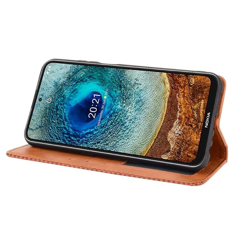 Cover voor Nokia X20 / X10 Leer In Cirénius-stijl