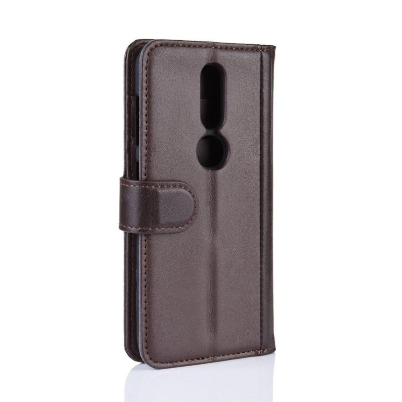 Case voor Nokia 4.2 Bescherming Portemonnee Leren Premium Leder - Bruin