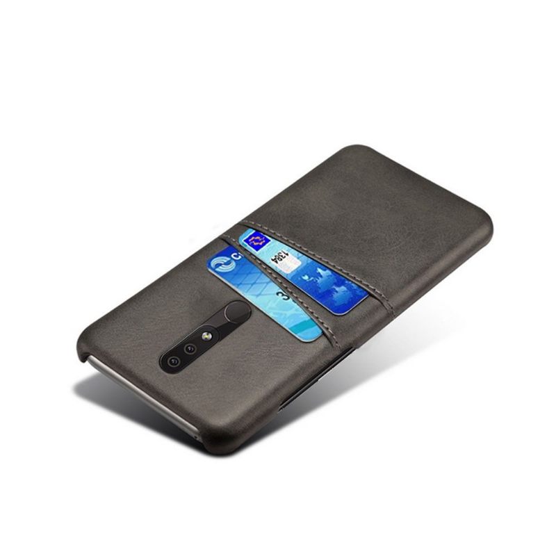 Hoesje voor Nokia 4.2 Melody Leder Effect Kaarthouder