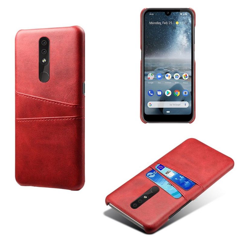 Hoesje voor Nokia 4.2 Melody Leder Effect Kaarthouder