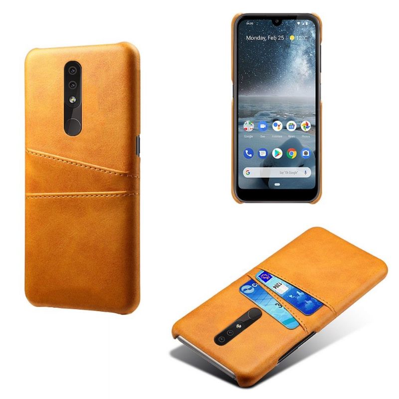 Hoesje voor Nokia 4.2 Melody Leder Effect Kaarthouder